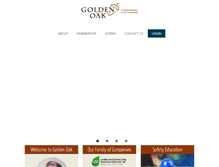 Tablet Screenshot of goldenoak.org